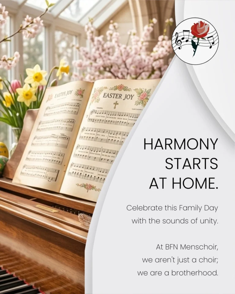 Instagram post from bfnmenschoir. This post is in position 2.