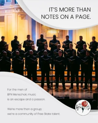 Instagram post from bfnmenschoir. This post is in position 1.